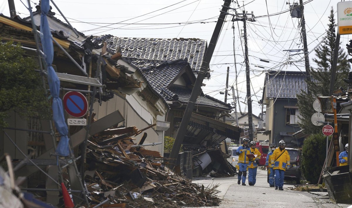 Žemės drebėjimas Japonijoje