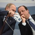 F. Hollande'as nuvyko pas V. Putiną: kalbėta apie Ukrainą