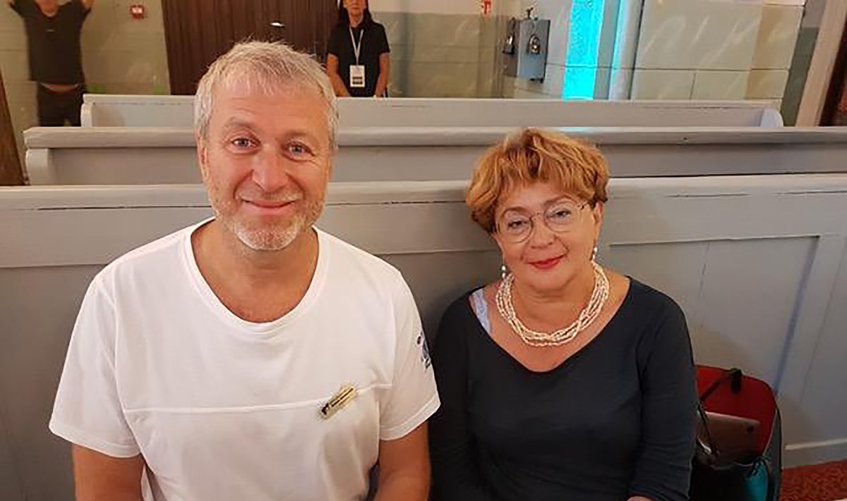 Roman Abramovich and Faina Kukliansky in Vilnius
