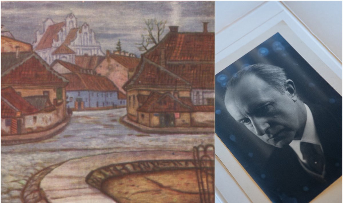 Mstislavas DOBUŽINSKIS. Vilniaus Tilto gatvės vaizdas