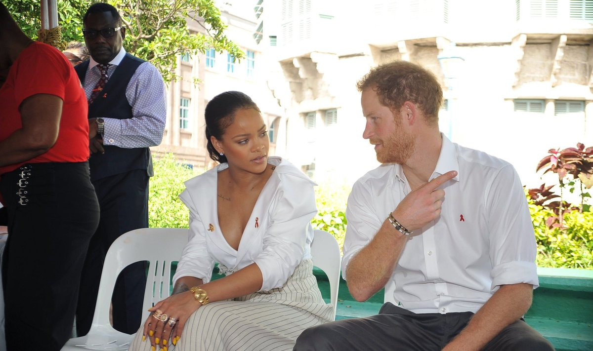 Prince Harry ir Rihanna