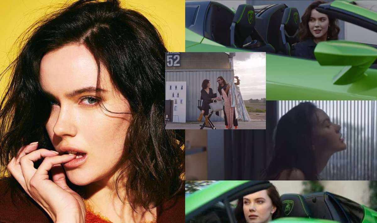 Akvilina UbartaitėvLamborghini reklamoje