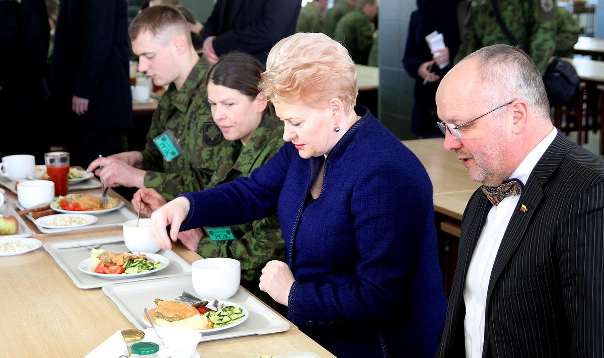 Dalia Grybauskaitė in Rukla