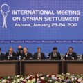 Astanoje prasidėjo Sirijos sukilėlių ir vyriausybės taikos derybos
