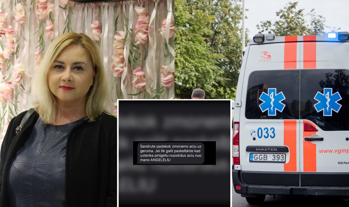 Sandra Žutautienė perdavė Telšiuose gaisre žuvusių mažamečių mamos žodžius/ Foto: Delfi ir feisbuko