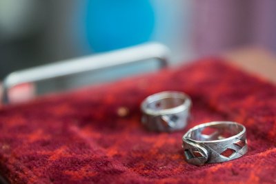 Tomo Tomilino ir Kristinos Juozapavičiūtės vestuviai žiedai