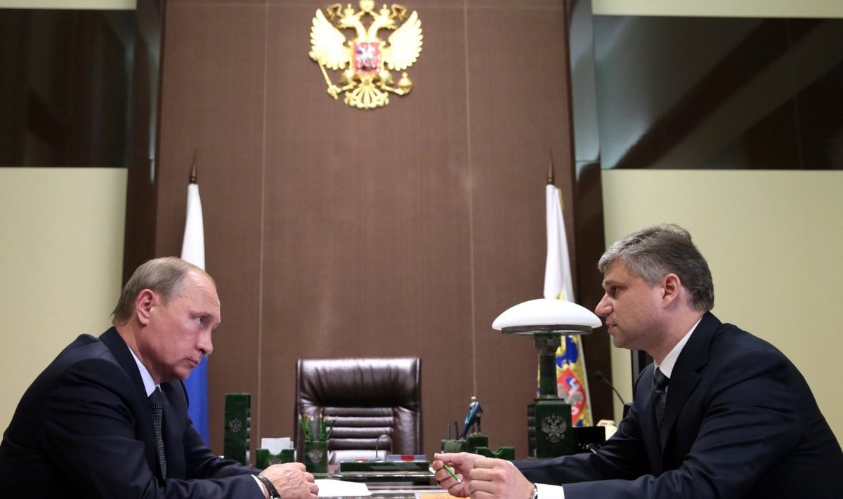 Vladimiras Putinas ir Olegas Beloziorovas