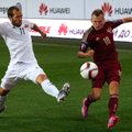 Rusijos futbolo rinktinės pergalei padėjo Lichtenšteino įvarčiai į savo vartus