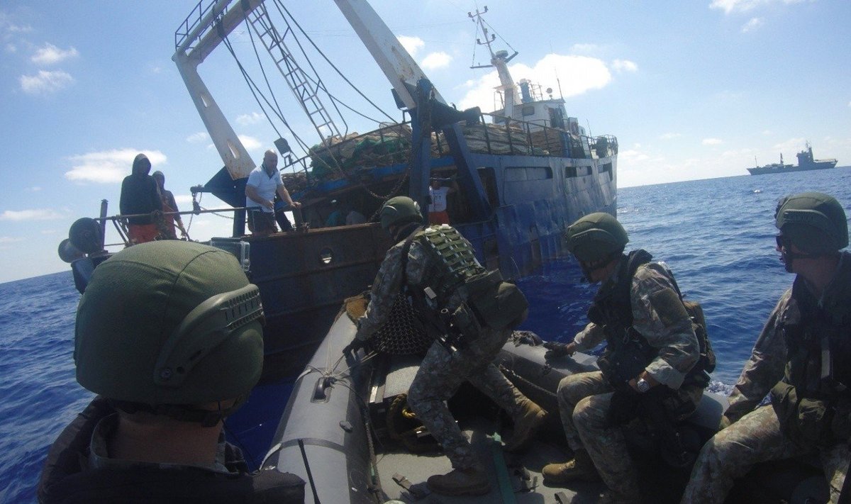 Į tarptautinę ES operaciją ,,Sophia“ išvyksta trečioji Laivų apžiūros grupė