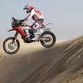 Aštuntame Dakaro greičio ruože nestartuos motociklai ir keturračiai
