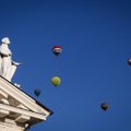 Virš Vilniaus pradeda skraidyti oro balionai