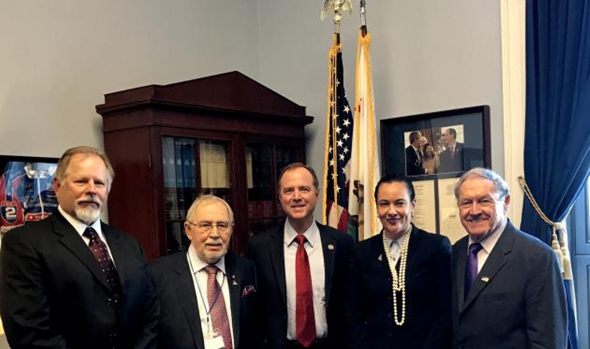 BAFL Directors with Adam Schiff, U.S. Representative for California's  28th Congressional District