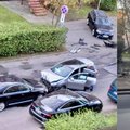 В Клайпеде нетрезвый водитель побил три автомобиля