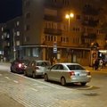 Sostinės Vokiečių gatvėje saugumo salelę vairuotojai sumaišė su parkingu
