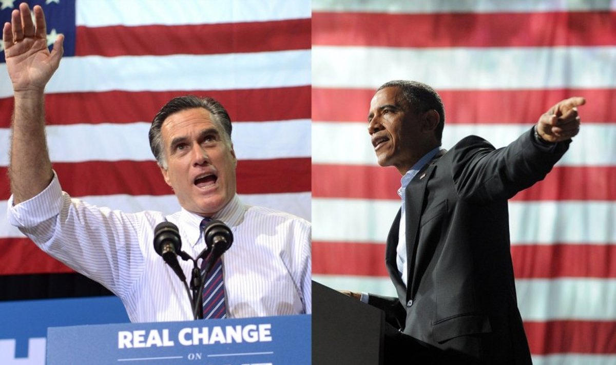 Mittas Romney ir Barackas Obama 