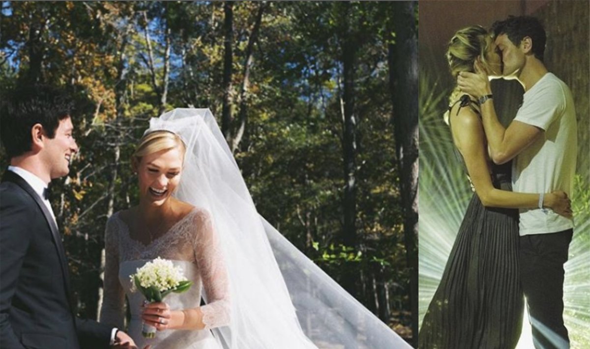 Karlie Kloss vestuvių akimirka