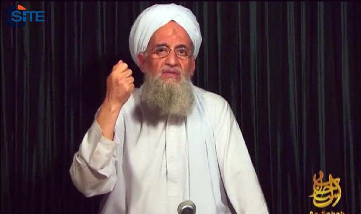  „Al Qaeda“ vadeivą Aymanas al Zawahiri