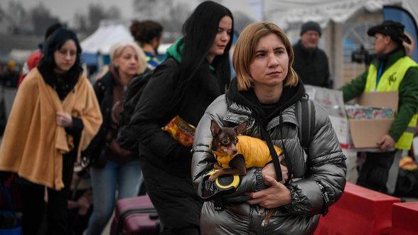 Some 1,500 Ukrainian war refugees come to Lithuania in a week