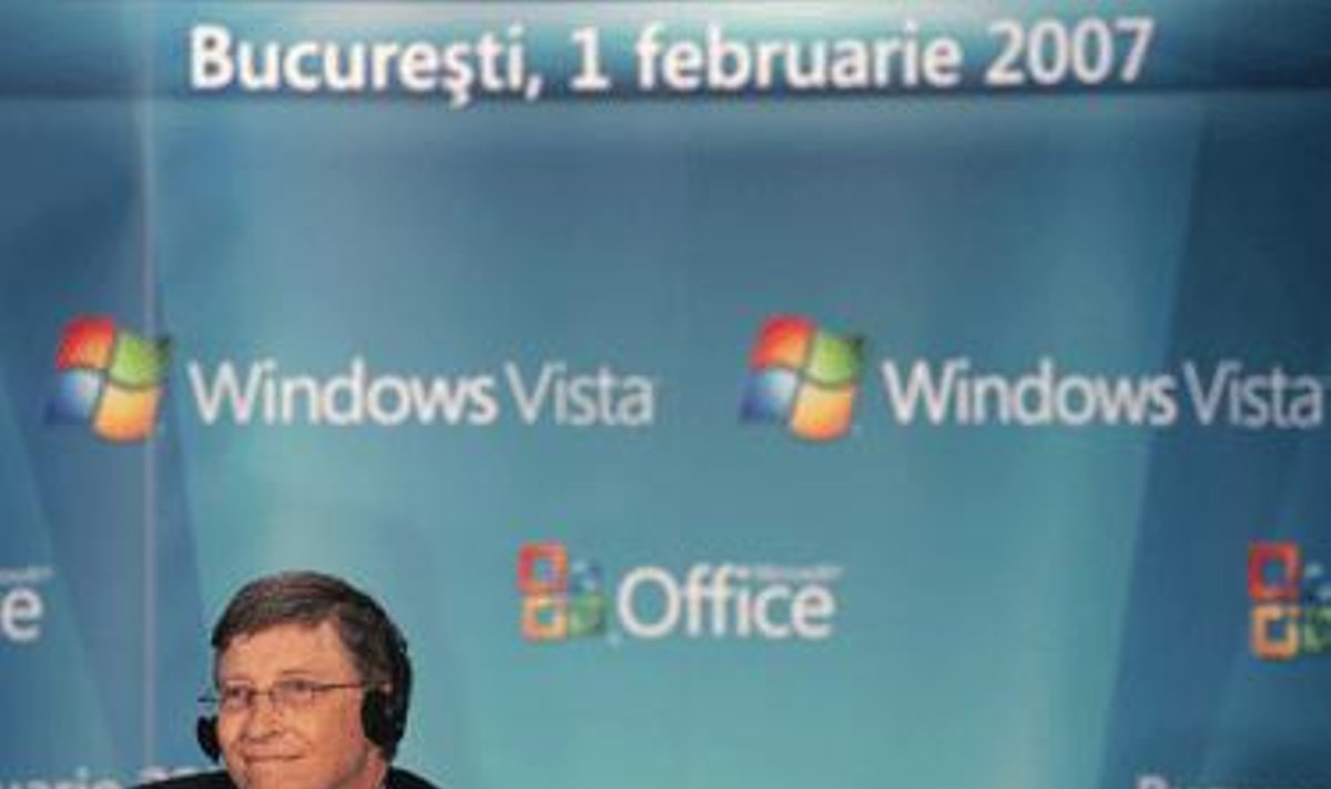Bill Gates pristato „Microsoft Vista"