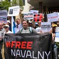 Navalnas per trečiąjį gimtadienį už grotų: tikrai esu geros nuotaikos