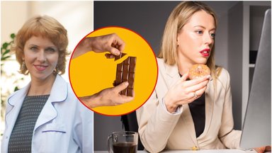 Gydytoja paaiškino, kodėl valgome net nebūdami alkani ir ką iš tiesų gali reikšti mintis „noriu šokolado“