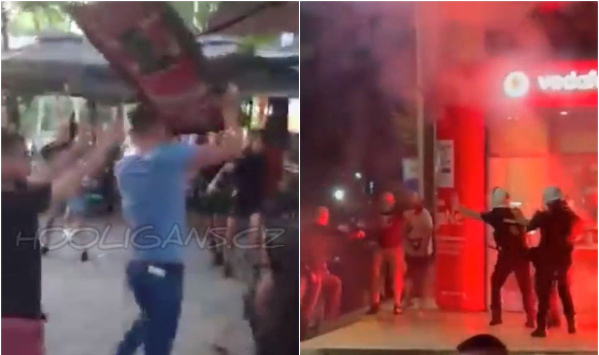 Smurtas Tiranoje prieš UEFA Konferencijų lygos finalą