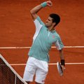 N. Djokovičius pergalingai pradėjo „Roland Garros“ turnyrą