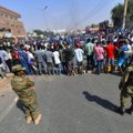Sudano sostinėje protestuotojai blokuoja gatves