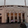 San Paulo stadionas iš lauko ligoninės virto kino teatru po atviru dangumi