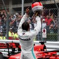 Monake – sugadintos Leclerco ir Raikkoneno šventės bei spaudimą atlaikiusio Hamiltono triumfas