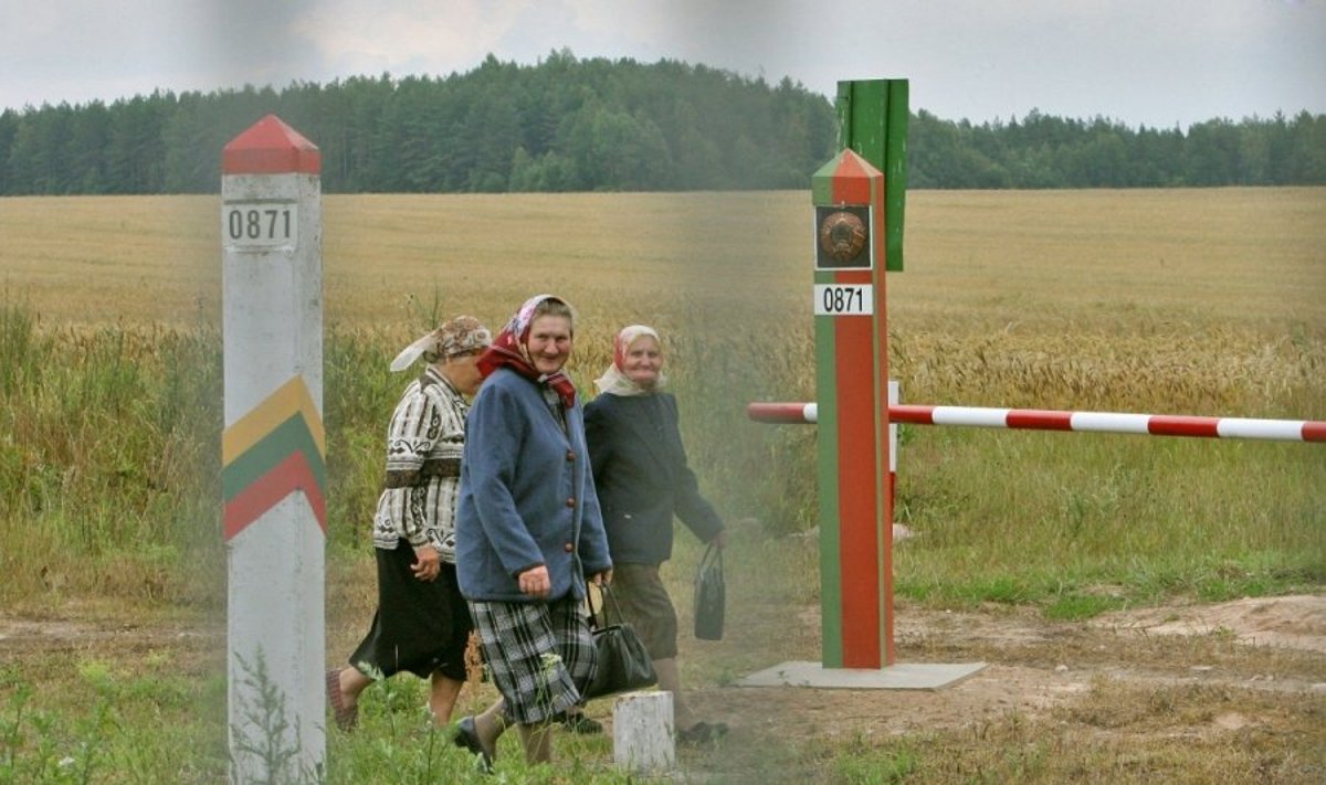 Belorussian Lithuania border