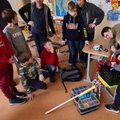 Moksleiviai ruošiasi jaunųjų inžinierių čempionatui: paaiškino, iš ko gaminamos Goldbergo mašinos