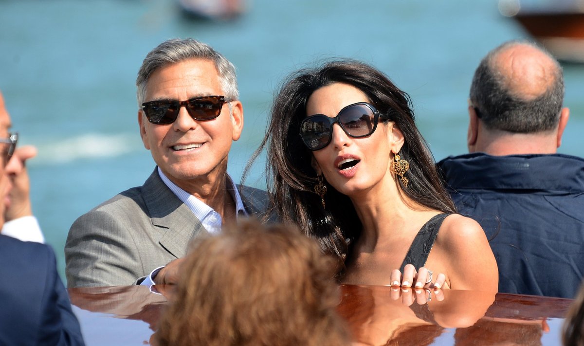 Pasaulis laukia George'o Clooney ir Amal Alamuddin vestuvių Venecijoje