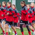 Lietuvos moterų futbolo rinktinė pradėjo paskutinę stovyklą prieš pasaulio čempionato atranką