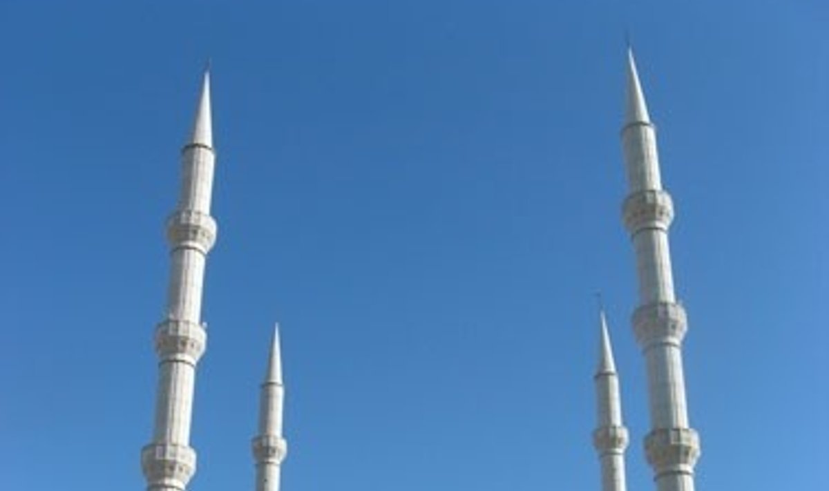 Keturių minaretų mečetė Antalijoje, Turkija. Daivos Martinkienės nuotr.