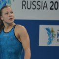 R.Meilutytė pateko į pasaulio plaukimo čempionato dviejų rungčių pusfinalius, bet viename jų nedalyvaus