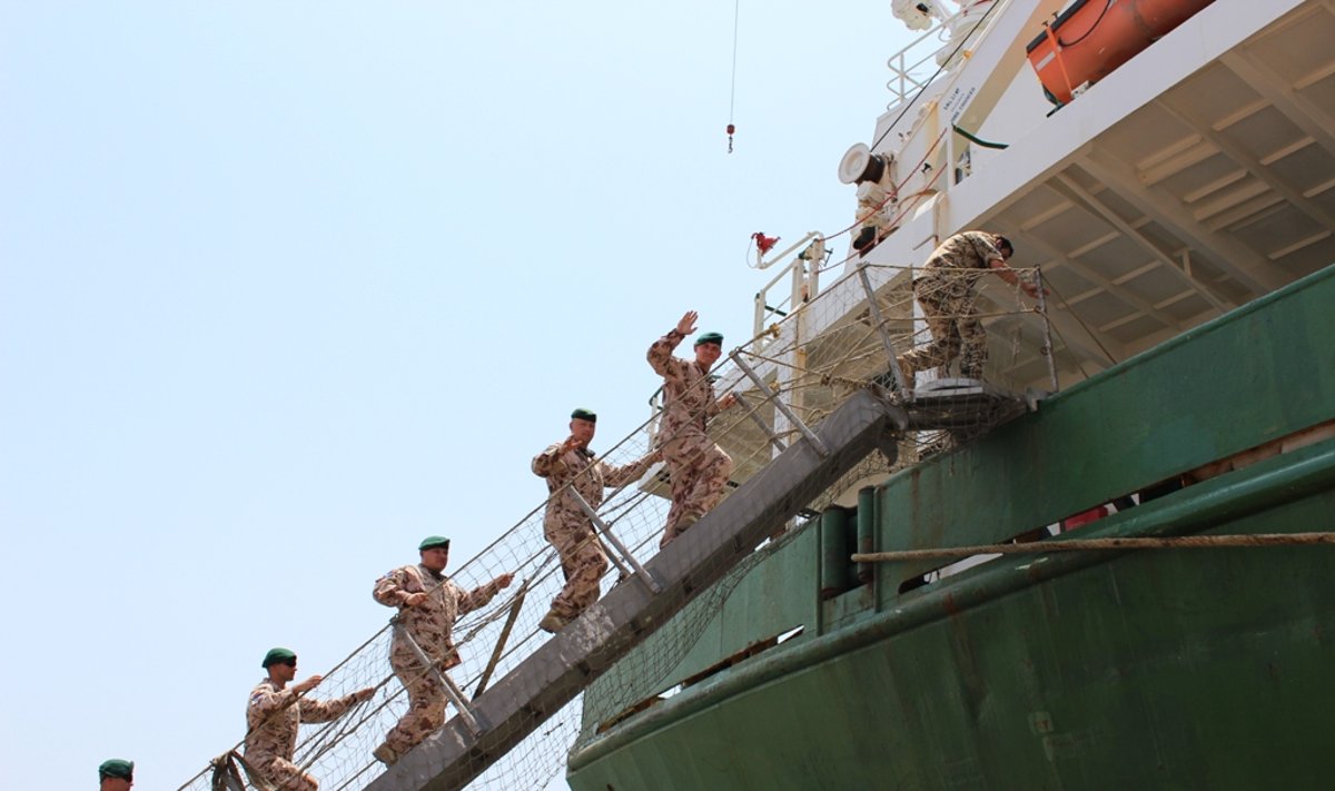 Lithuania soldiers off to a mission