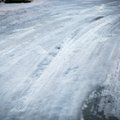 В Шилутском районе под лед провалился грузовик
