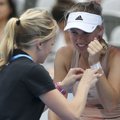 WTA turnyro Sidnėjuje starte – C. Wozniacki trauma