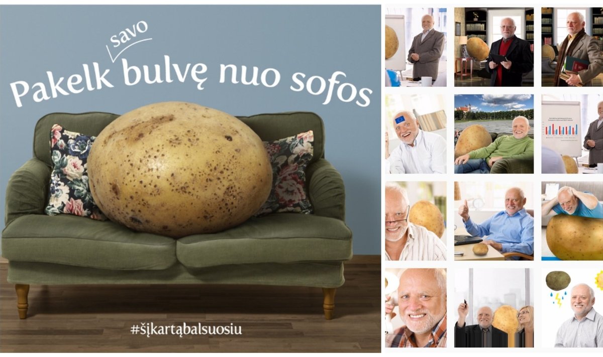 Kampanija "Pakelk savo bulvę nuo sofos"