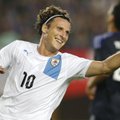 Urugvajaus futbolo rinktinė draugiškame mače įveikė Japoniją