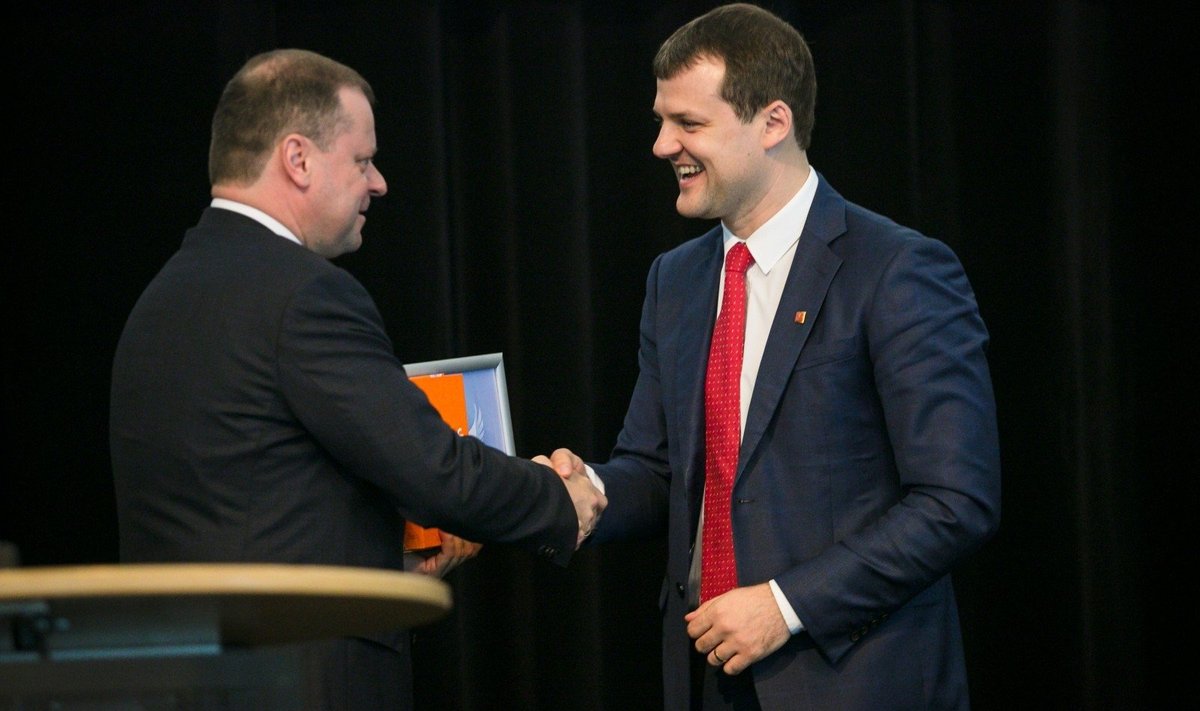 Saulius Skvernelis, Gintautas Paluckas