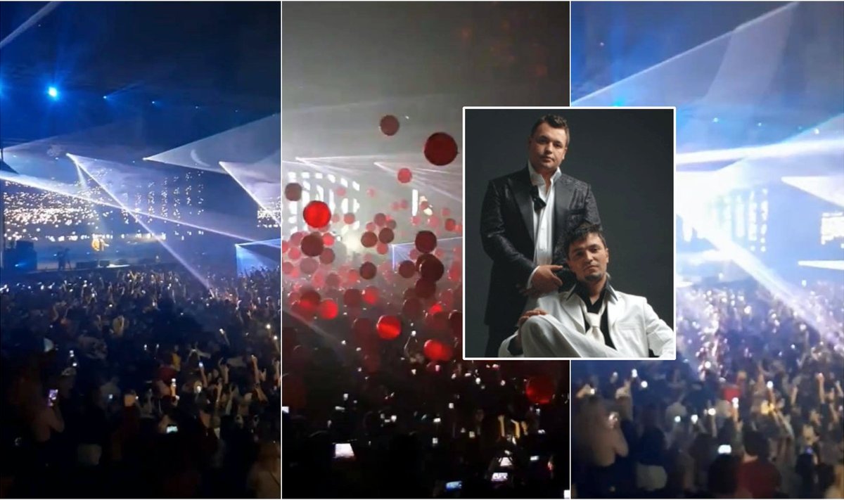 Ruki Vverh ir grupės koncerto vaizdai Minsko arenoje