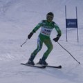 Kalnų slidinėjimo varžybos vyko ir Lietuvoje, ir Latvijoje