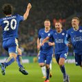 „Leicester“ įmušė per save ir artėja link Anglijos čempionų titulo