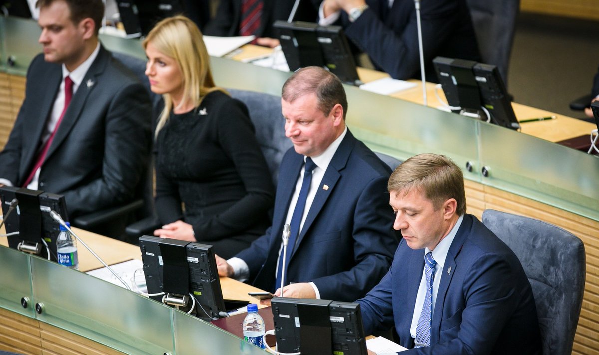 Saulius Skvernelis, Ramūnas Karbauskis