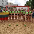 Lietuvos paplūdimio rankinio merginų rinktinė sveikina su Mindaugo karūnavimo diena
