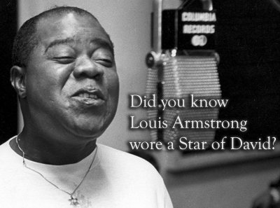 Ar žinojote, kad Luisas Armstrongas nešiojo Dovydo žvaigždę? Nuotraukos iš Džeikobo Karno archyvo.
