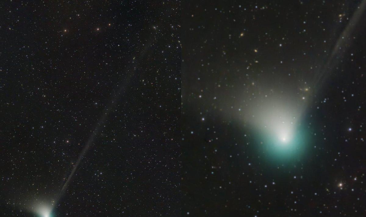 Kometa C/2022 E3 (ZTF). Dan Bartlett nuotr.