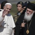 Popiežius Pranciškus iš Lesbo salos į Vatikaną išsivežė 12 pabėgėlių